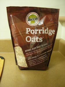 porridge oats bran flax steel cut