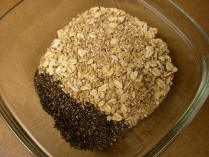 oats, bran, flax, chia seeds